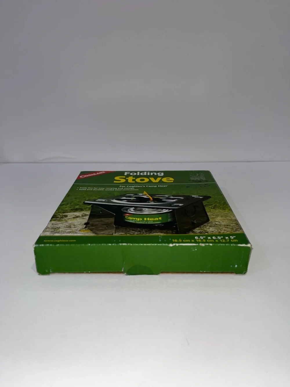 Folding Stove - Black and Green